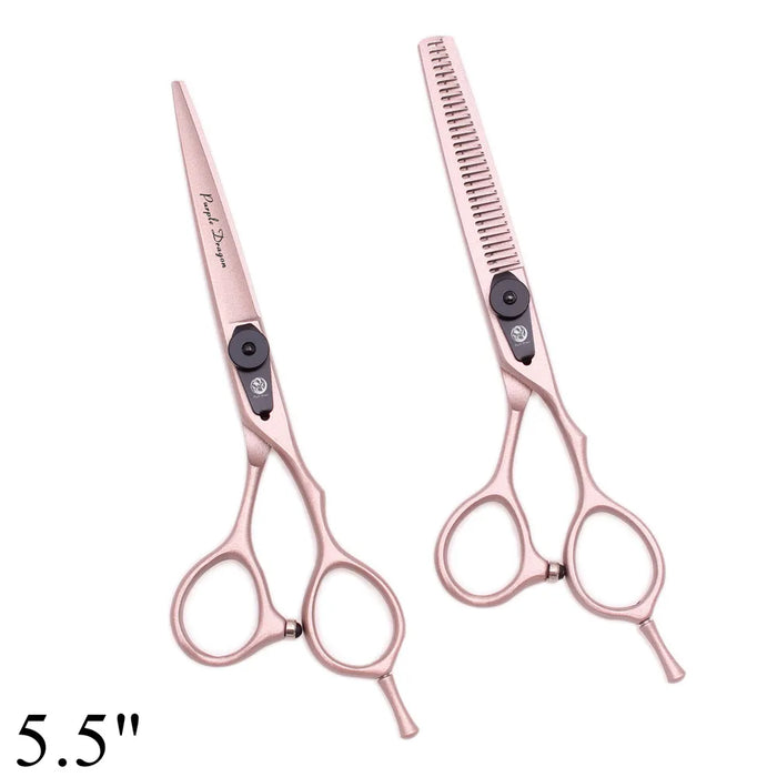 Hair Scissors Professional Purple Dragon 5.5" 6" Japan 440C Barber Hairdressing Scissors Haircut Set Thinning Shears Razor Z9015