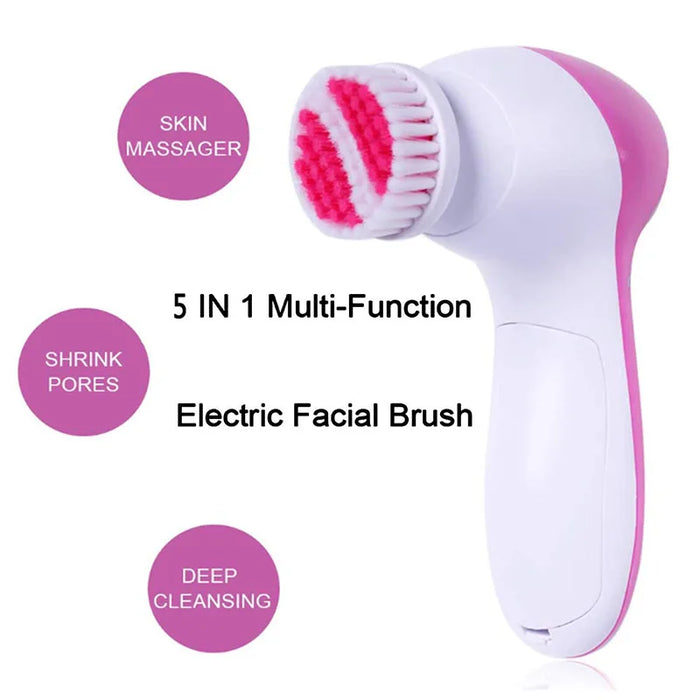 5 in 1 silicone cleanser, Deep Cleanser, pore cleanser, facial massage, skin care, waterproof makeup brush 2023 new