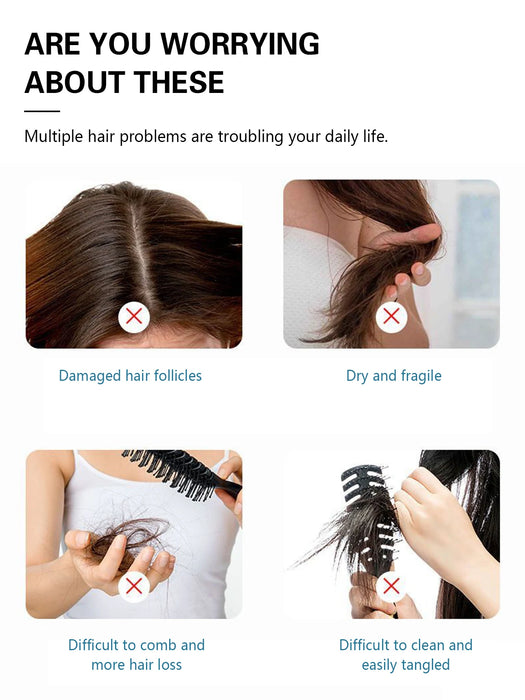 Air Cushion Comb Tangled Hair Comb Hair Brush Massage Anti-static Hollow Out Wet Curly Hair Brushes Barber Styling Tool