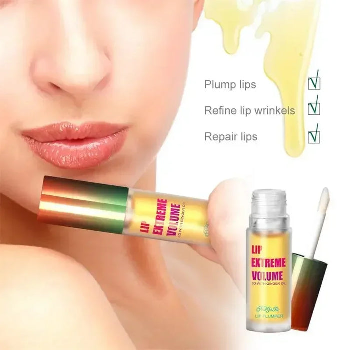 Lip Plump Serum instant Elasticity Essential Lip Oil  balm Brighten Exfoliating Moisturize lip plumper  gloss Lip Care Products