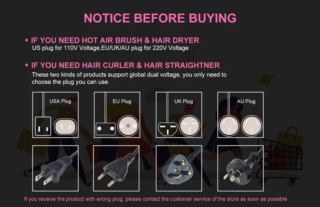 LISAPRO One-Step Hot Air Brush&Volumizer PLUS 2.0 Hair Dryer and Hair Styler New Black Golden Hair Curler Brush