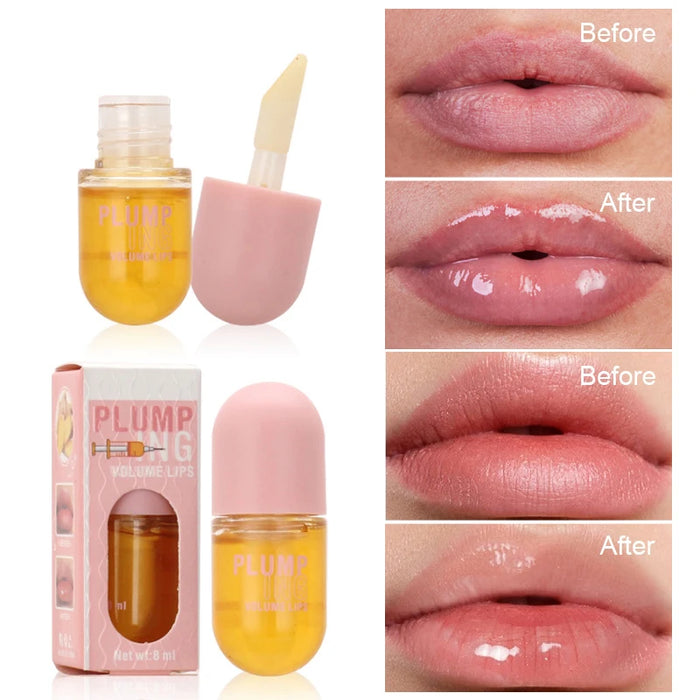 Lip Plumper Oil Instant Volumising Enhancer Long Lasting Lip Serum Collagen Lips Volume Increases Lipgloss Sexy Cosmetic 2024