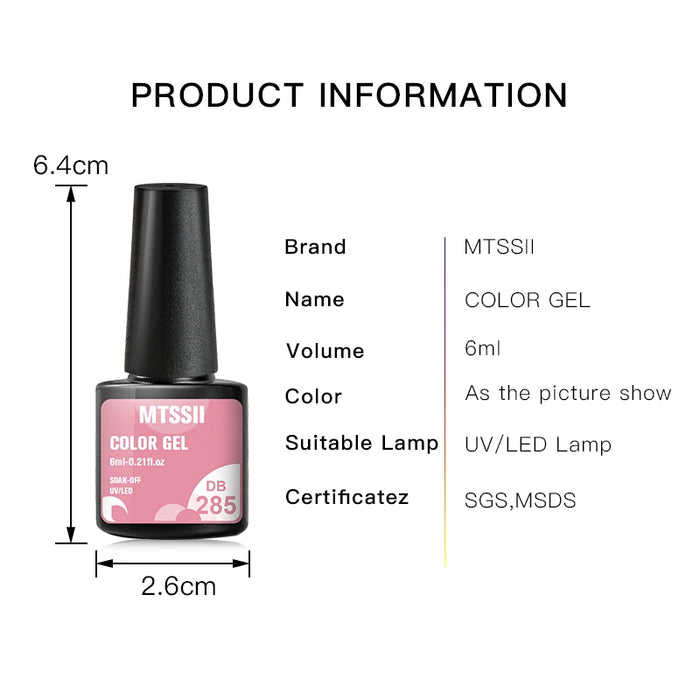 10/12PCS Nude Gel Nail Polish Set Pink Red Glitter Semi Permanent Hybrid Gel Varnishes Soak Off UV Lamp For Manicure Base Top