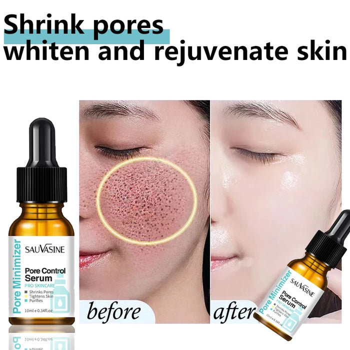 Pore Shrinking Serum Face Removing Large Pores contraction Tightening Repairing Facial Pore cleaning Minimizing oil Skin Care