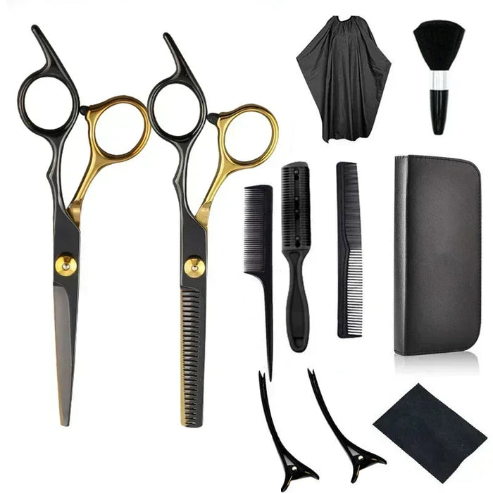 Hairdressing Scissors Set Hair Cutting Thinning Shears Set Professional Salon Stainless Steel Hair Scissors Hair Tools