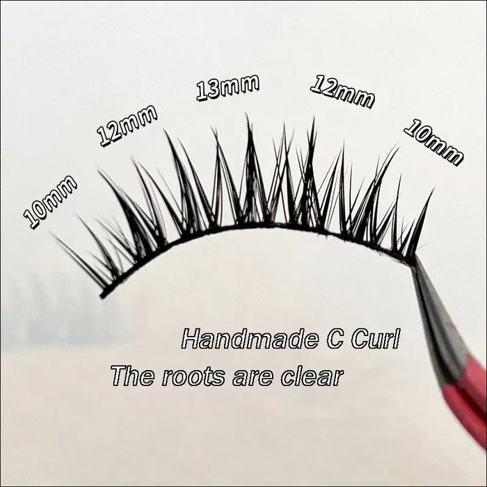 New Manga Lashes Wheat Eyelash Clusters Natural False Eyelashes Thick Fake Eyelashes Eyelashes Extensions Daily Makeup