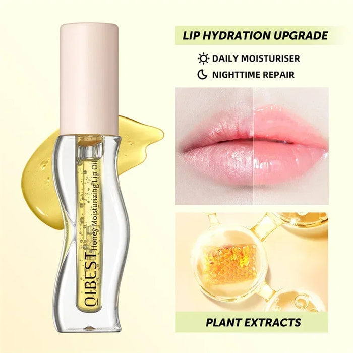 Honey Shiny Lip Oil Moisturizing Anti-dry Lip Balm Easy To Carry Anti-cracking Water Gloss Hydrating Lipstick Lip Care Cosmetics