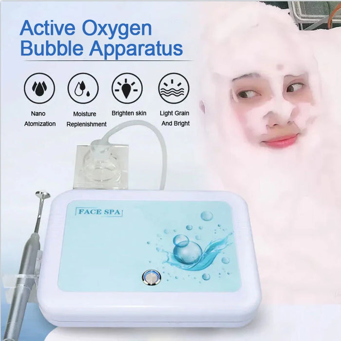 Magic Oxygen Bubble Machine Deep Clean Tender White Skin Cleansing Mites Beauty Facial Rejuvenation Japan Management Device