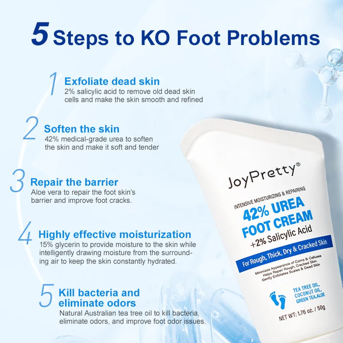 Joypretty Exfoliator Foot Cream Dead Skin Remover Heel Crack Repair Cream Treatment Moisturizing Hand Feet Skin Care Foot Mask