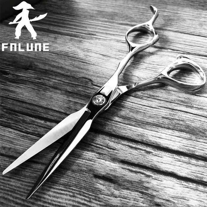 Fnlune 6.0 Professional Hairdressing Scissors Salon Barber Accessories Haircut Machine Thinning Shear Hairdresser'S Scissors