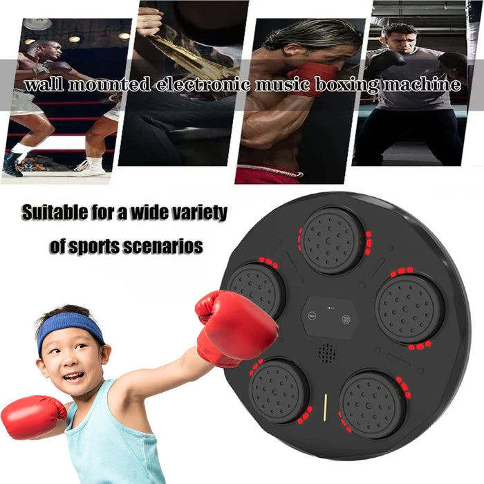 Smart Music Boxing Machine for Kids Adults Sandbag Boxing Sports Training Agility Reaction Punching Boxing Accessories Equipment