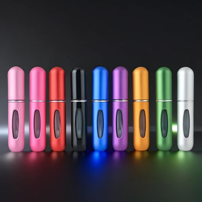 5Pcs/Set Travel Perfume Bottle Refillable Portable Mini Atomizer Spray Refill Bottle Women Pocket Dispenser Cologne Sprayer 5ml