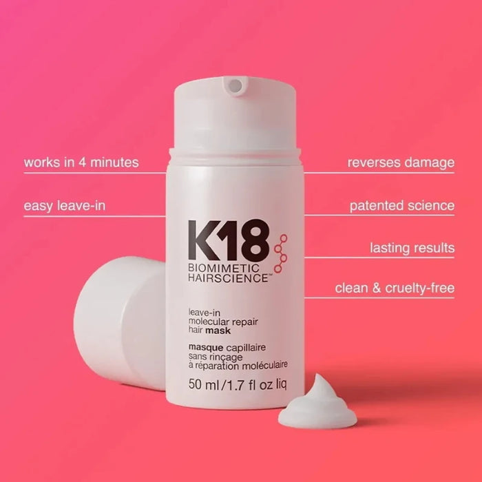 K18 Original Leave-In Repair Hair Mask Treatment To Repair Dry or Damaged Hair 4 Minutes To Reverse Hair Damag Conditioner