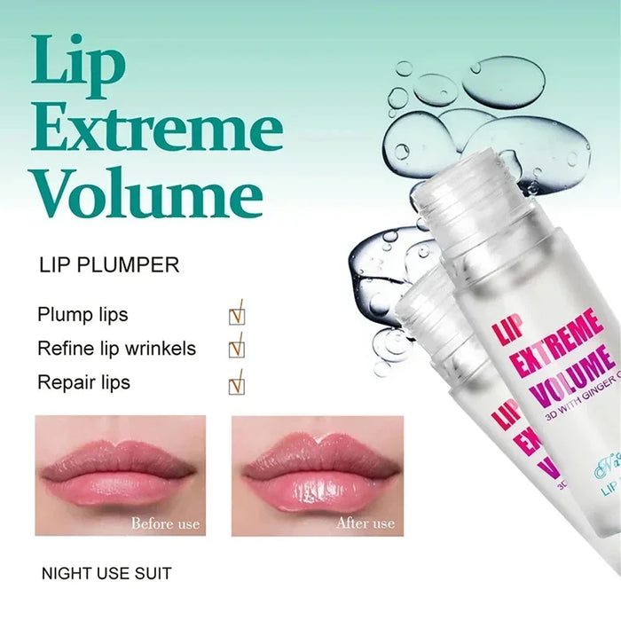 Lip Plump Serum instant Elasticity Essential Lip Oil  balm Brighten Exfoliating Moisturize lip plumper  gloss Lip Care Products