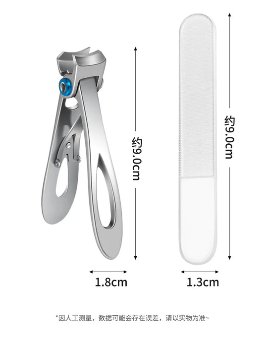 Professional Nail Cutter Stainless Steel Nail Clippers Toenail Fingernail Manicure Trimmer Toenail Clippers for Thick Nails