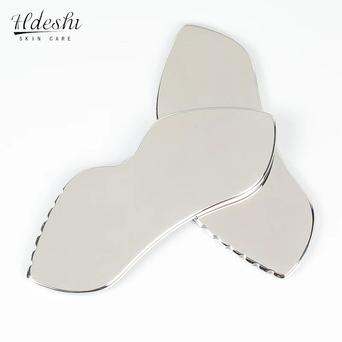 Stainless Gua Sha Tools Steel Scraping Massage Tool Facial Massage Tools for Relaxing Soft Tissue, Reduce Head, Neck, Back Pain