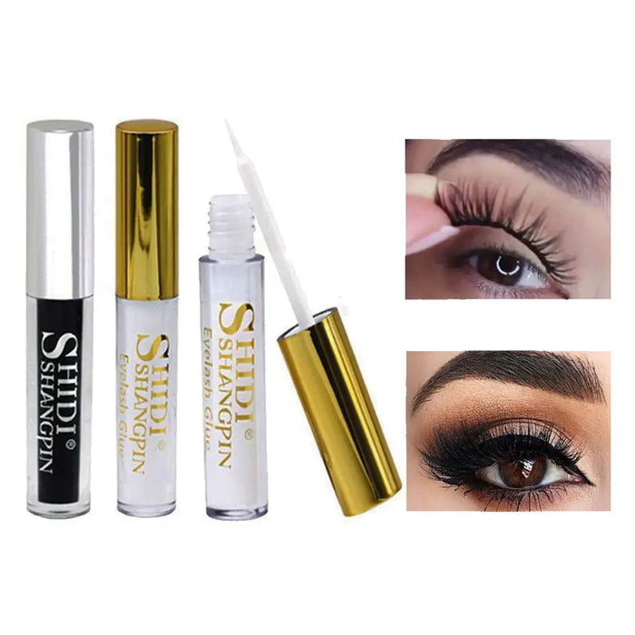 Clear Black Eyelash Glue Waterproof Fake Eyelash Extension Glue Self Adhesive Professional False Lash Multi-purpose Makeup Glue