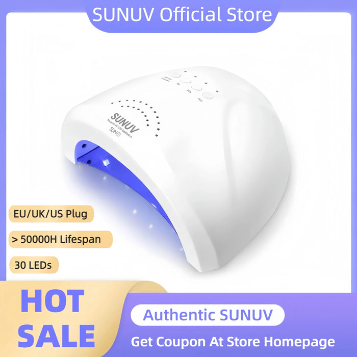 SUNUV SUNone 48W Professional Nail Lampe LED Manicure UV Lamp Nail Dryer for UV Gel LED Gel Nail Machine Infrared Sensor