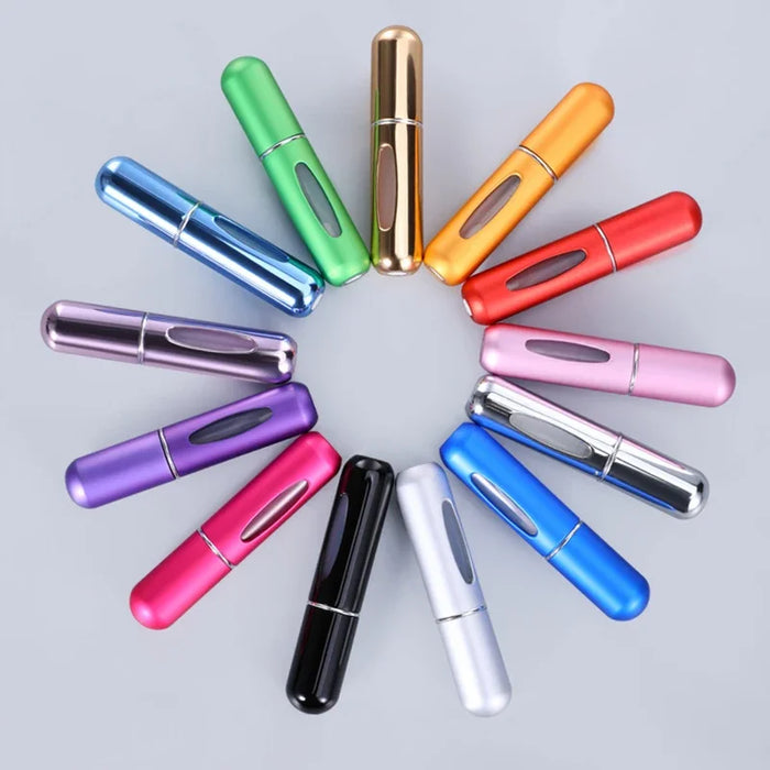 5/10/20PCS 5ml Portable Refillable Perfume Bottle With Spray Scent Pump Empty Cosmetic Container Mini Atomizer Bottle Travel