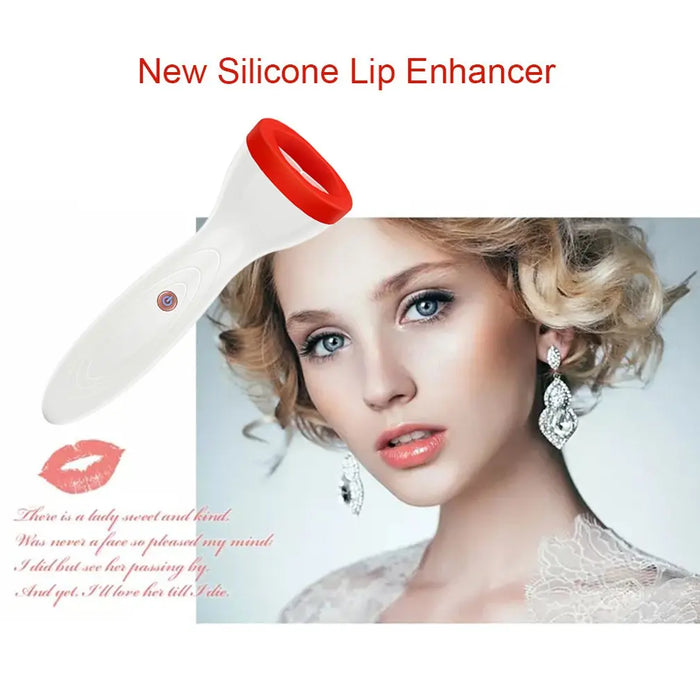 Silicone Lip Plumper Device Automatic Lip Plumper Electric Plumping Device Beauty Tool Fuller Bigger Thicker Lips