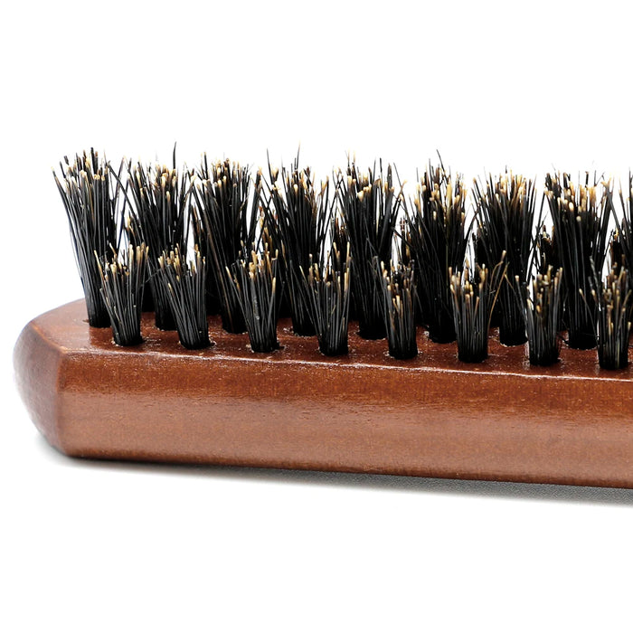 Natural Boar Bristle Hair Fluffy Comb Wood Handle Hair Brush Anti-static Barber Hair Comb Scalp Massage Hairdresser Styling Tool