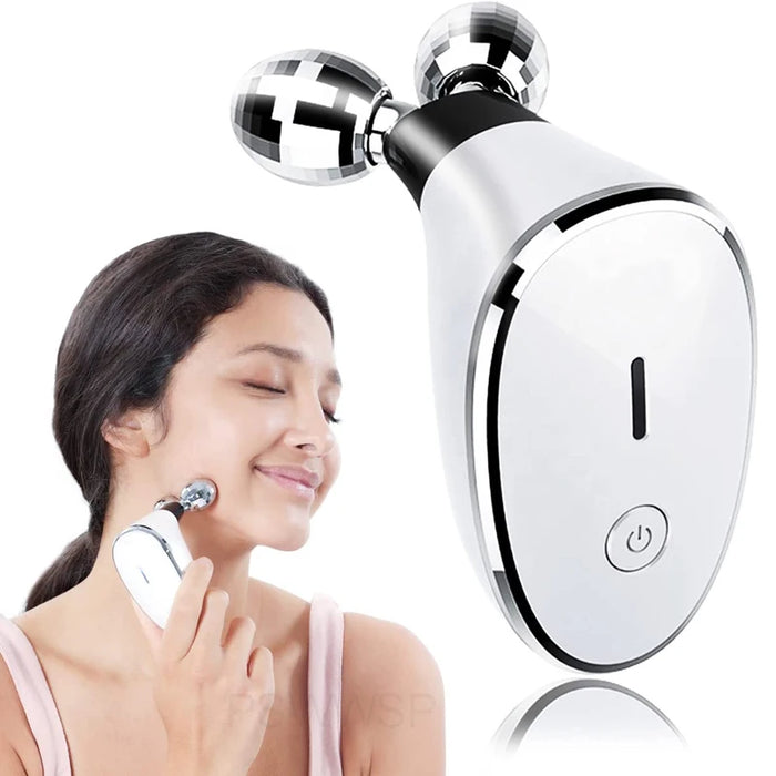 EMS Facial Device Skin Tightening Machine Face Massager Roller for Face Lift Wrinkle Removal Anti Aging Skin Rejuvenation