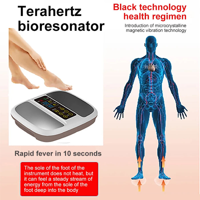 Tera Hertz Frequency Therapy Device Terahertz Cell Energy Instrument Heating Therapy Foot Massage Health Care Rehabilitation New