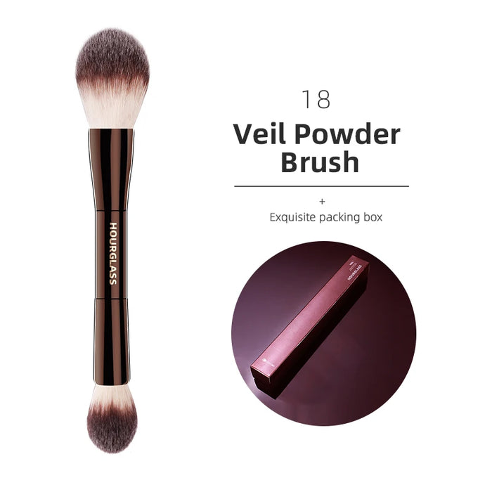 Hourglass Makeup Brush All Kinds Eyeshadow Foundation Concealer Powder Bronzer Blusher Eyeliner Retractable Professional Brushes