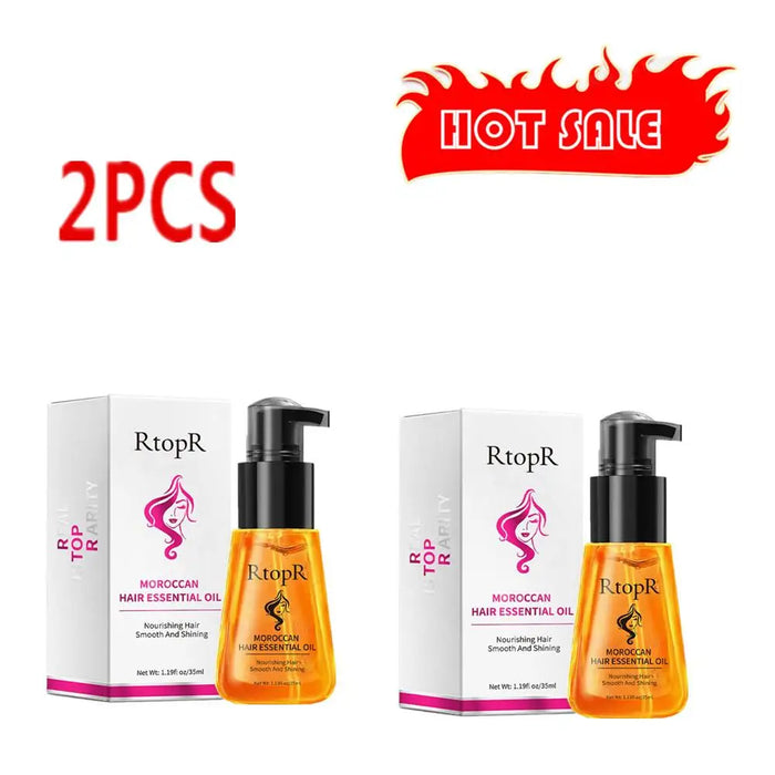 2X Morocco Argan Hair oil Care Essence Nourishing Repair Damaged Improve Split Hair Rough Remove Greasy Treatment Hair Care 35ML