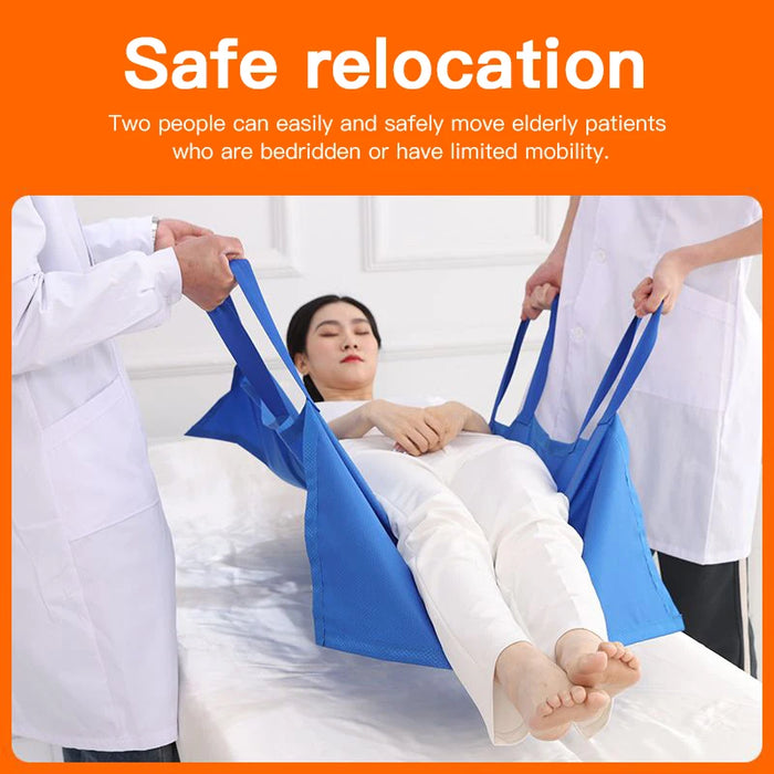 Elderly Disabled Transfer Belt Bed Nursing Shift Pad Turn Over Auxiliary Belt Bedridden Patient Transport Carrying Mobile Belt