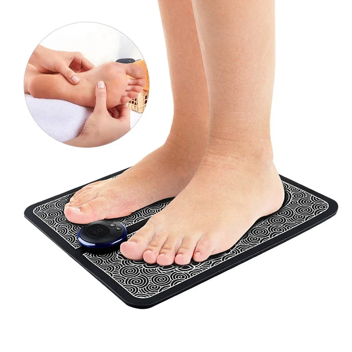 Foot Massager for Neuropathy Feet Muscle Stimulator Circulation & Pain-Relief Improved Foot Muscle Relaxation Mat Foot Care