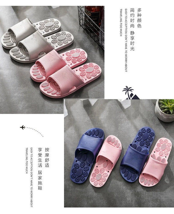 Reflexology Foot Massage Slippers Bath Slippers Tension Relief Acupuncture Feet Massager Household Slipper Foot Health Care