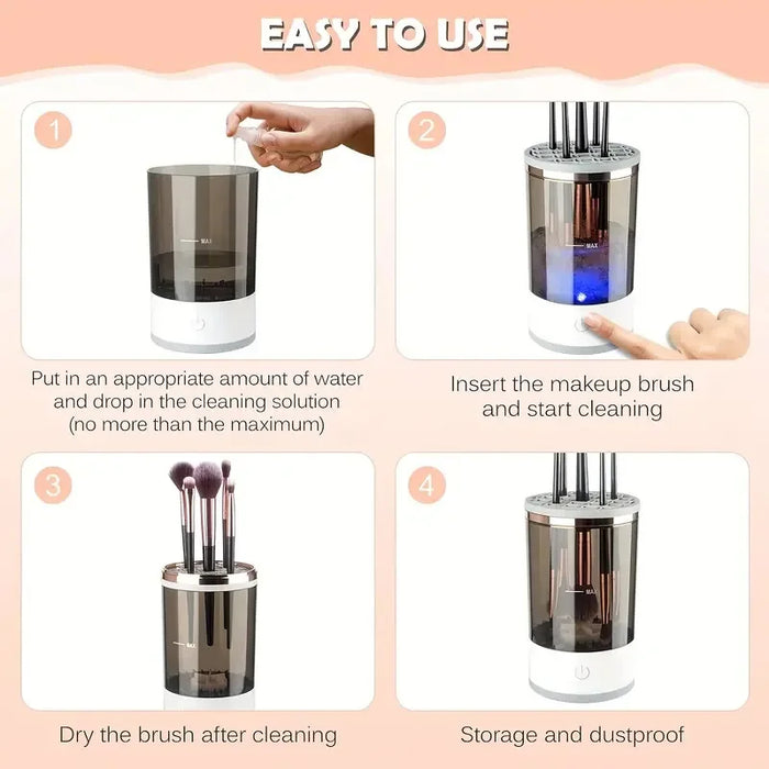 Make-up Brush Cleaner, Lazy Electric Cleaning Brush Quick-dry Tools Make-up Cleaning One