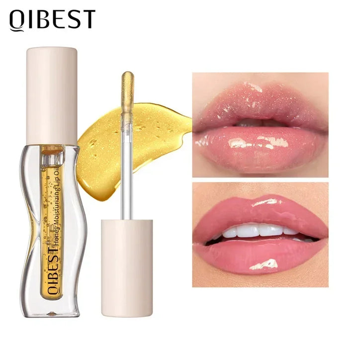 Honey Shiny Lip Oil Moisturizing Anti-dry Lip Balm Easy To Carry Anti-cracking Water Gloss Hydrating Lipstick Lip Care Cosmetics