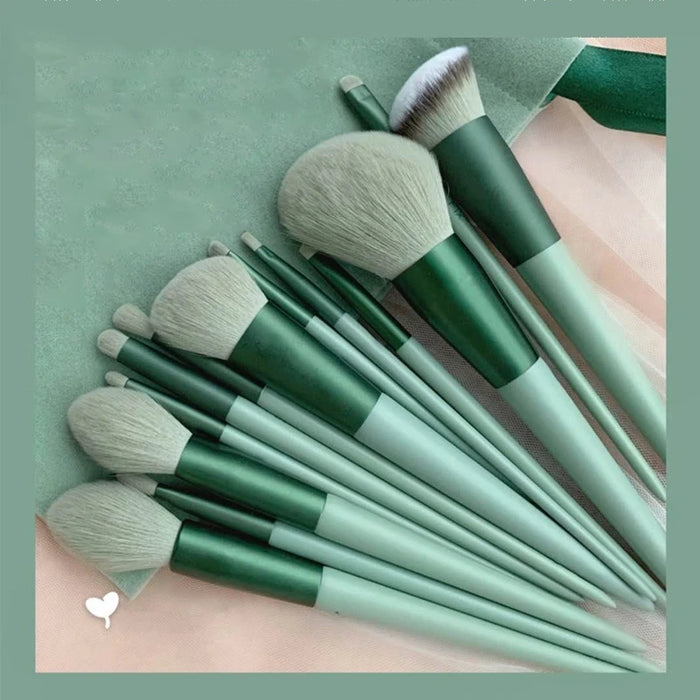 13Pcs Makeup Brushes Soft Fluffy for Cosmetics Foundation Blush Powder Eyeshadow Kabuki Blending Makeup Brush Set Beauty Tool