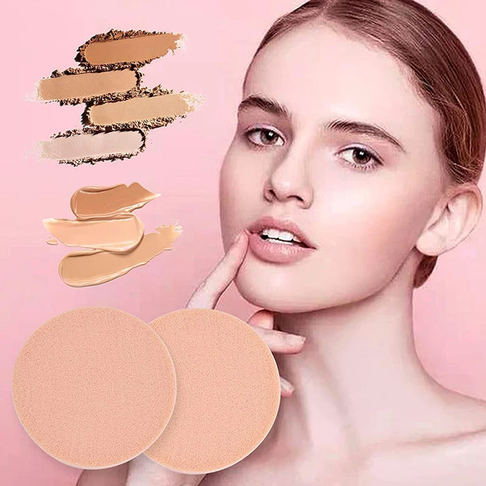 12Pcs Cosmetic Puff Makeup Super Soft Puff Wet Dry Dual Use BB CC Cream Contour Facial Makeup Sponge Portable Trave Beauty Tool