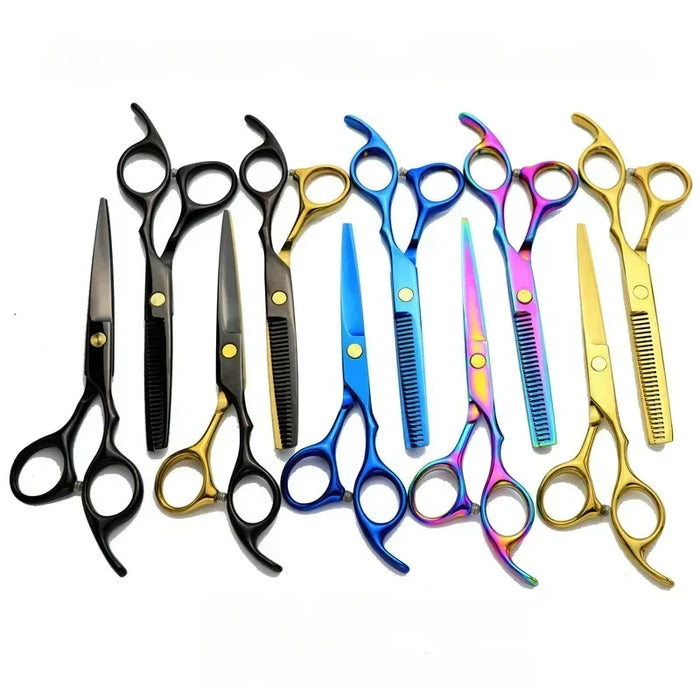 Professional hairdressing scissors barber accesories Hair Thinning Cut Metal Scissors Tooth Shears Styling Tool cutting scissors