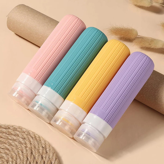 Travel Refillable Bottle Set Lotion Shampoo Shower Gel Tube Bottling Cosmetic Empty Liquid Container Portable Tool косметика