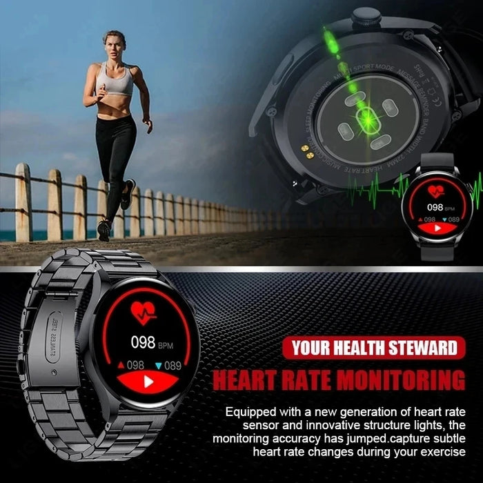 New GPS Smart Watch Men For GT4 Pro 360*360 AMOLED Screen Heart rate Bluetooth Call IP68 Waterproof Blood Oxygen Smartwatch 2024