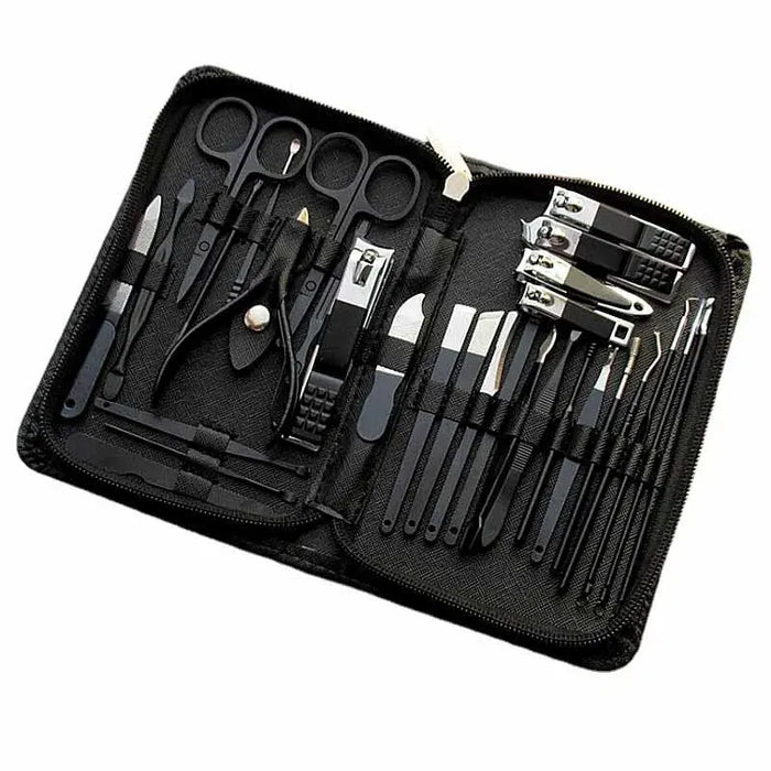 30 PCs Manicure Cutters Nail Clipper Set Household Stainless Steel Manicure Kit Nail Clippers Pedicure Nail Scissors Tool