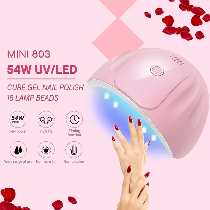 LULAA USB 18 UV Lights Drying Lamp For Curing Gel LED Nail Phototherapy Machine Professional Manicure Tool Salon Equipment