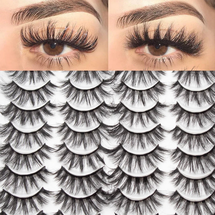 20Pairs fake eyelashes Lashes nagaraku mink lashes False bright lashes  fadvan y Eyelashes extensions of cils eyelashes nagaraku