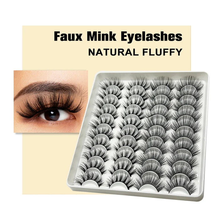 20Pairs fake eyelashes Lashes nagaraku mink lashes False bright lashes  fadvan y Eyelashes extensions of cils eyelashes nagaraku