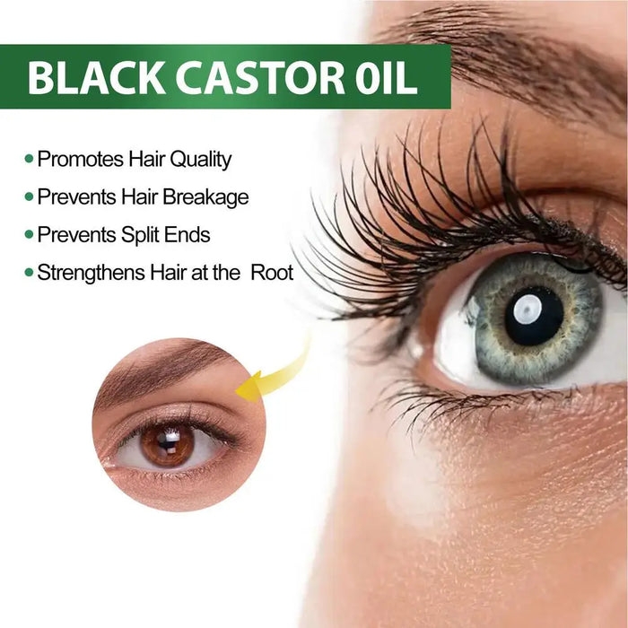 Black Castor Oil for Hair 60ml Moisturizing Hair Oil Care Liquid Jamaican Black Castor Hair Oil Gentle Natural Hair Growth Oil