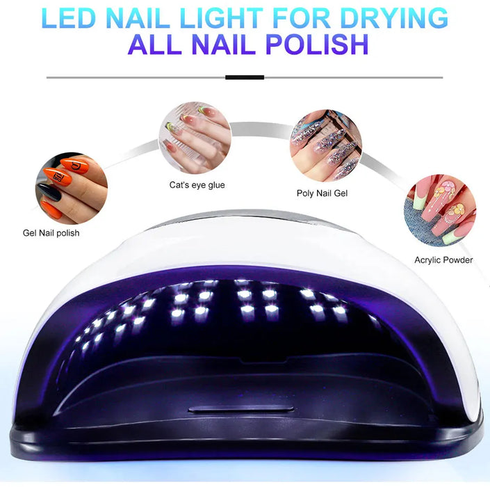 Professional UV LED Nail Lamp 320W Big Power 72LEDs Nail Dryer Light For Manicure Drying Gel Nail Polish Sensor Nails Art Tools