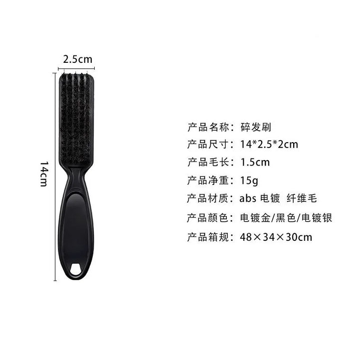 Plastic Handle Hairdressing Soft Hair Cleaning Brush Barber Neck Duster Broken Hair Remove Comb Hair Styling Tools Comb Barber