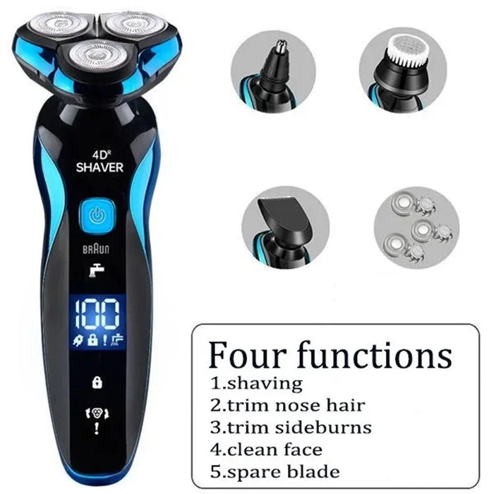 Original toBRAUN 5320s Electric Shaver 4D For Men Electric Hair Clipper USB Rechargeable Professional Hair Trimmer Hair Cutter