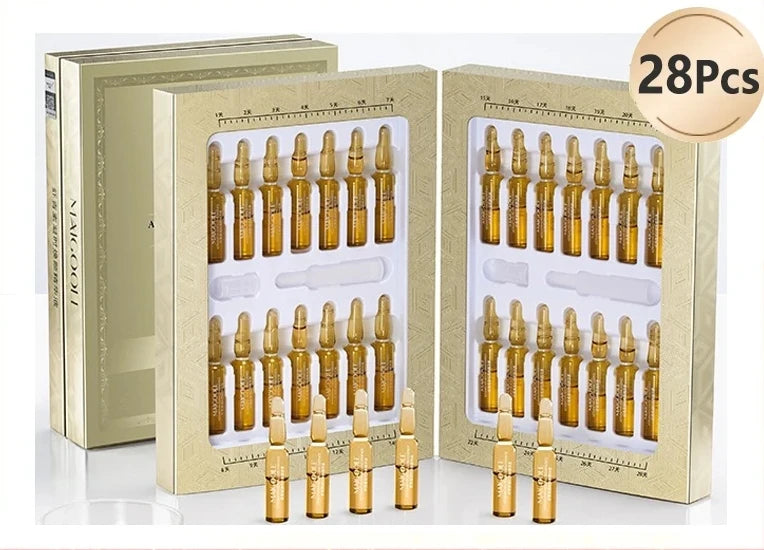 High-end Anti Wrinkle Facial Ampoules Sets Collagen Firming Serum Vitamin C Anti-Aging Essence Hyaluronic Acid Beauty Health