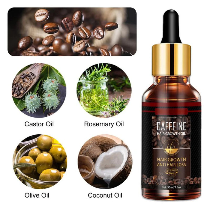 Alopecia Hair Treatment for Women Hairloss Hair Oil Growth Tool Spray Caffeine for Treatment Dry Frizzy Damaged Thin Hair Care