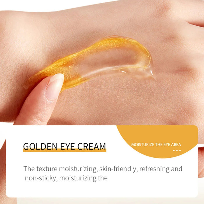 24K Gold Moisturizing Eye Cream Anti Wrinkle Fade Dark Eye Circles Hyaluronic Acid Eye Cream Health Beauty Skin Care Product